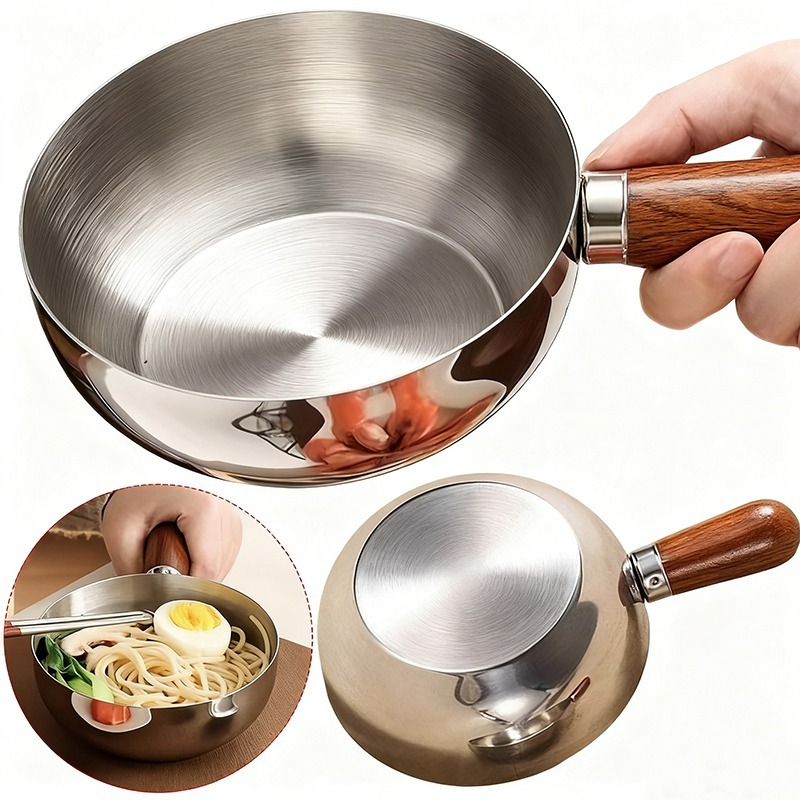 Kitchen Gadgets And Accessories - Naczynie ze stali nierdzewnej z uchwytem