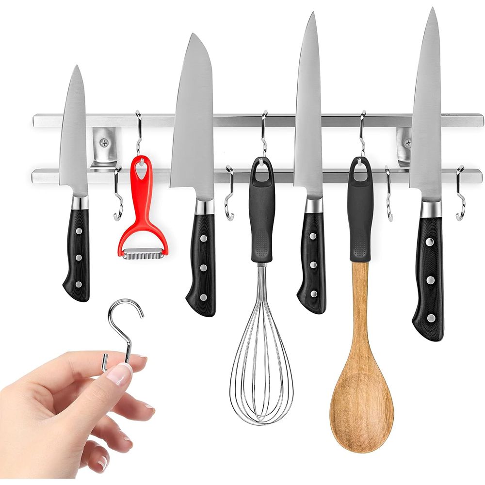 Magnetic Knife Strip - Magnetyczny uchwyt na noże ze stali