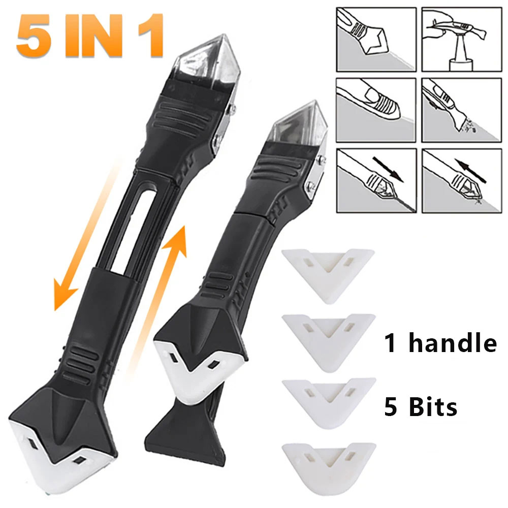 Silicone Spatula Set - Zestaw narzędzi metalowych 5 w 1: