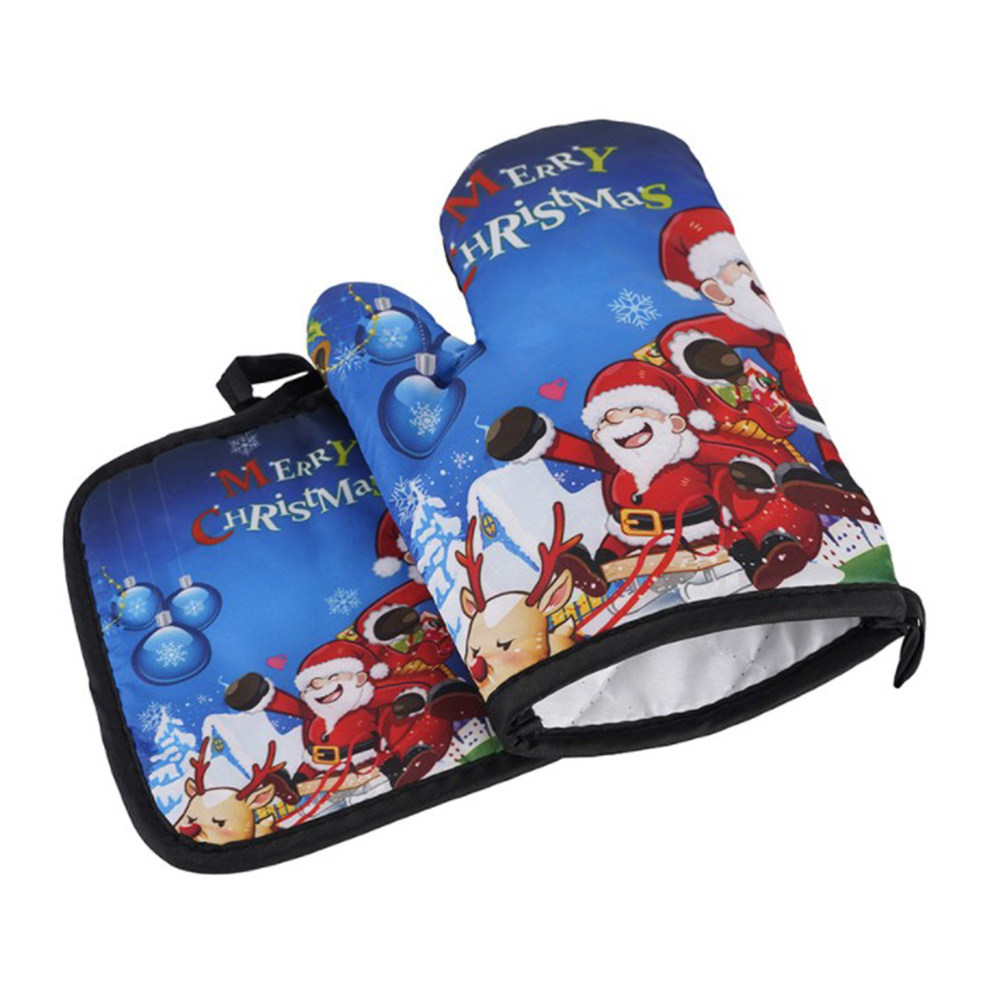 Kitchen Gadgets Xmas Gifts - Rękawice żaroodporne, rękawice świąteczne, rękawice do