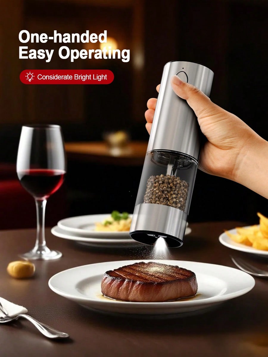 Kitchen Gadgets Ideas - 2-częściowy elektryczny zestaw młynków do soli
