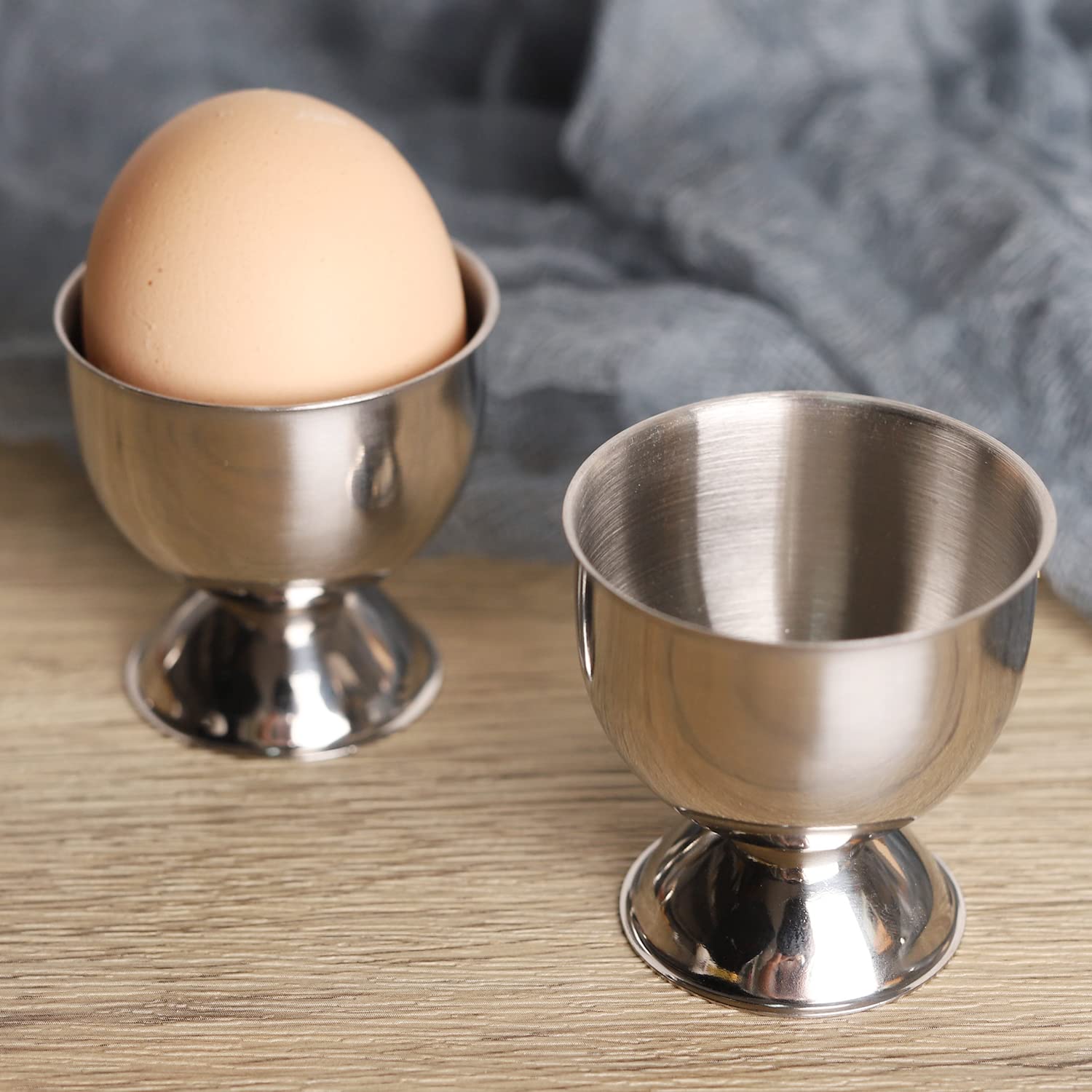 Kitchen Gadgets For Gifts - Zestaw kubków na jajka ze stali