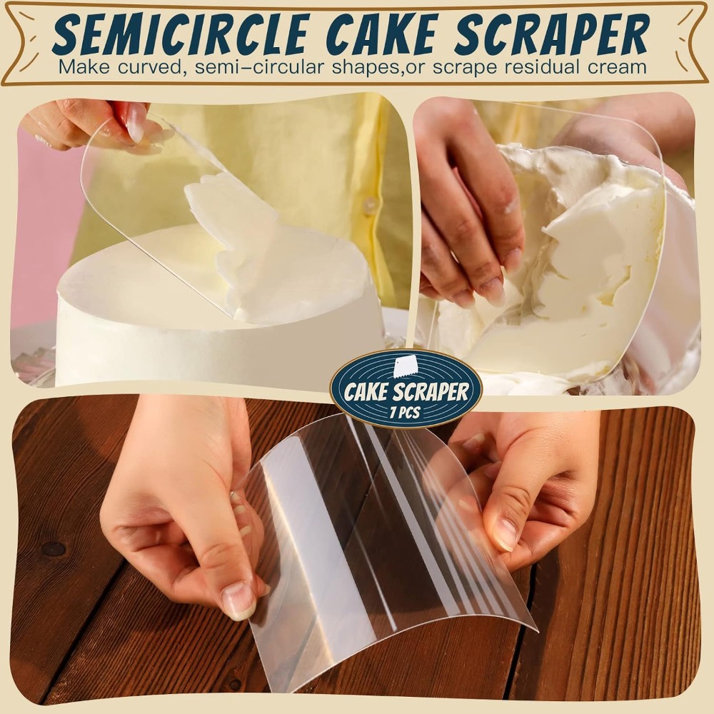 7-częściowy zestaw do ciasta:  – Silicone Spatula Set recenzja i cena