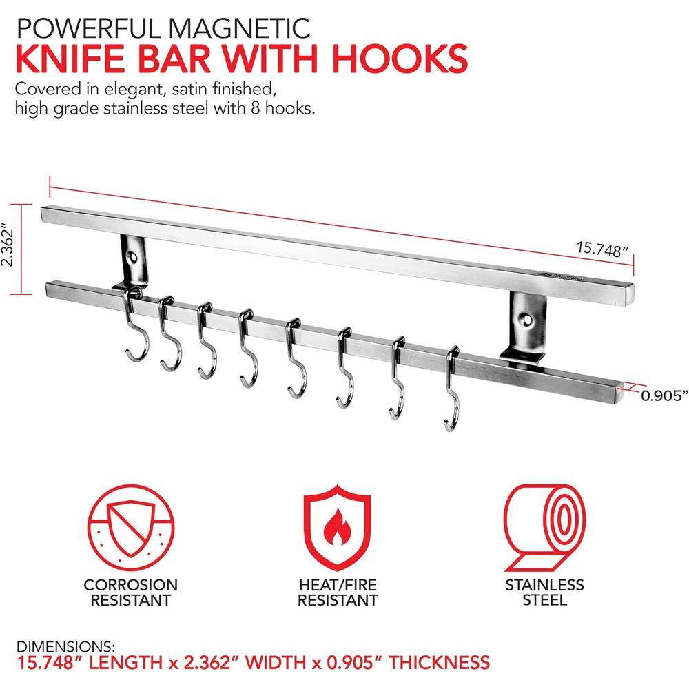Magnetyczny uchwyt na noże ze  – Magnetic Knife Strip recenzja i cena
