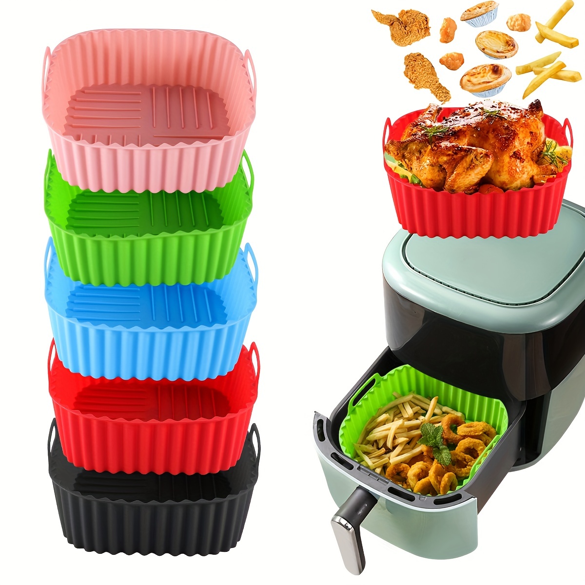 1 kwadratowa silikonowa wkładk – Kitchen Gadgets Baking recenzja i cena