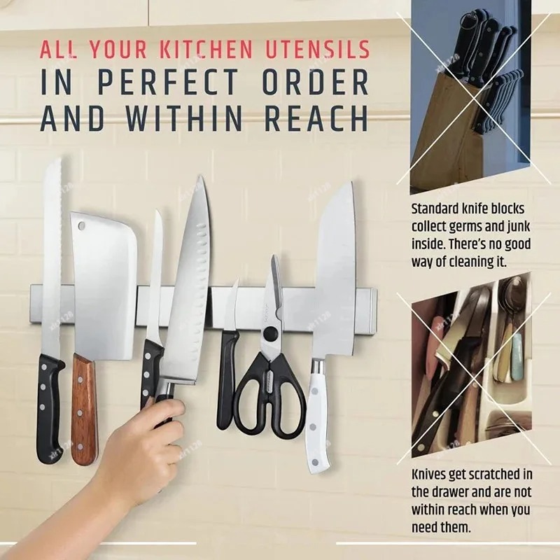 Magnetyczny uchwyt na noże do  – Magnetic Knife Strip recenzja i cena
