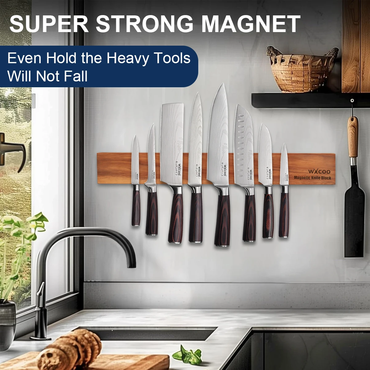 Magnetyczny uchwyt na noże z d – Magnetic Knife Strip recenzja i cena