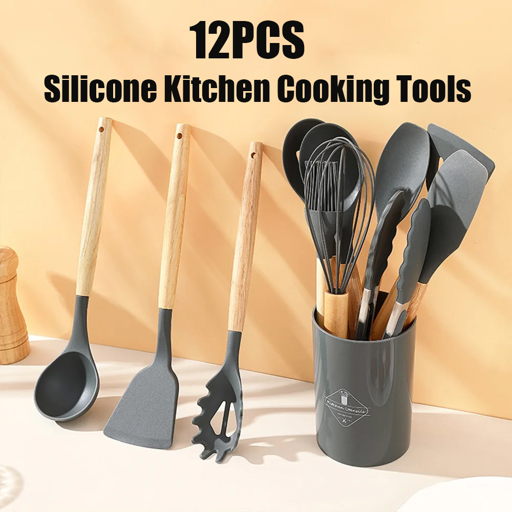 12 SZT. Silikonowe Przybory Ku – Silicone Spatula Set recenzja i cena