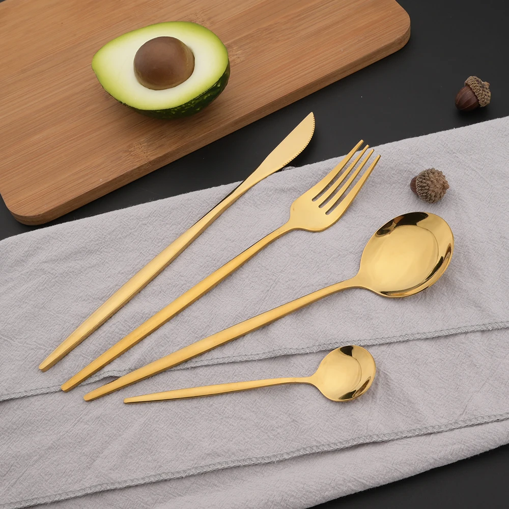 16Pcs Zestaw sztućców ze stali – Kitchen Gadgets Green recenzja i cena