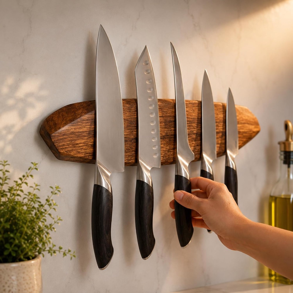 Magnetyczny uchwyt na noże - l – Magnetic Knife Strip recenzja i cena