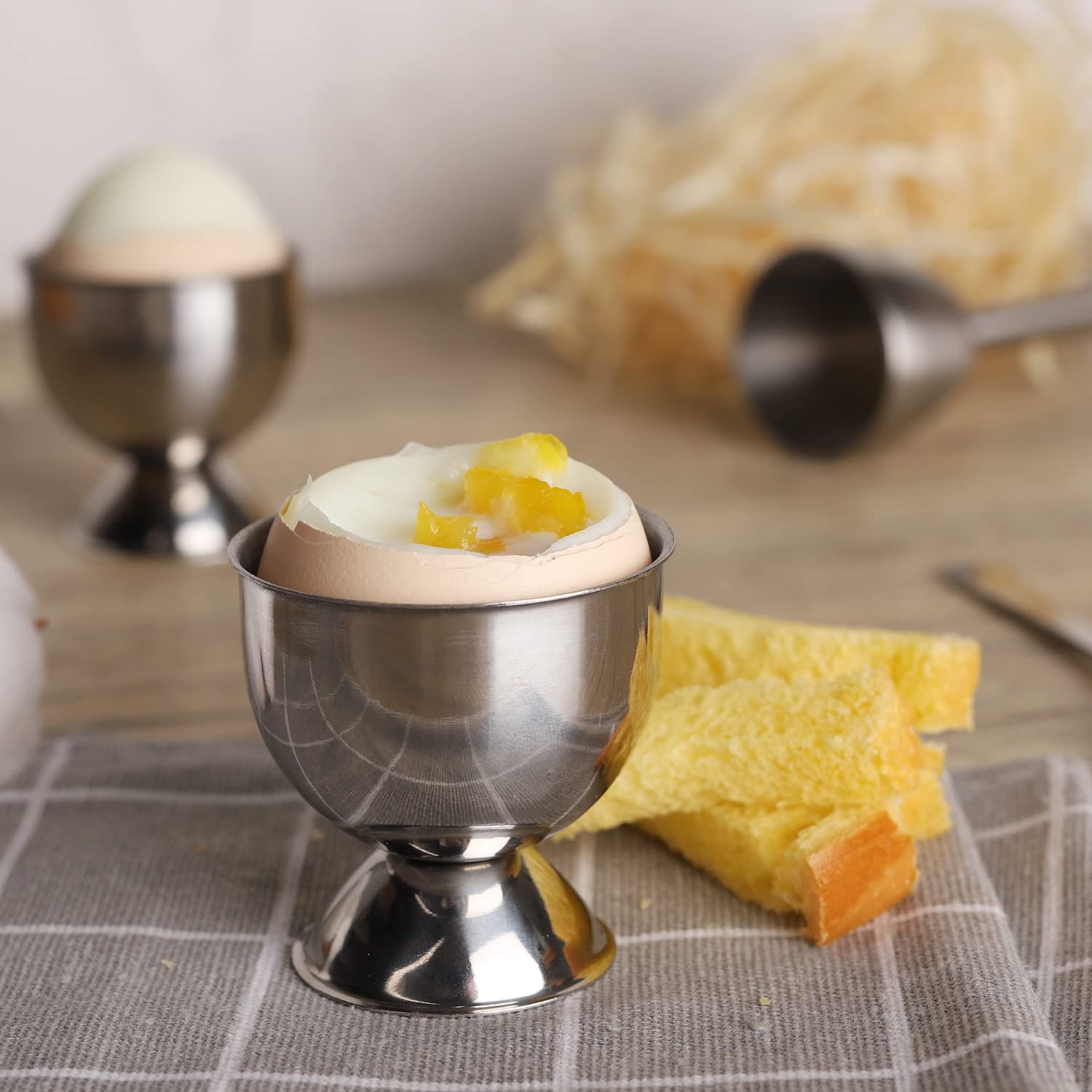 Zestaw kubków na jajka ze stal – Kitchen Gadgets For Gifts recenzja i cena