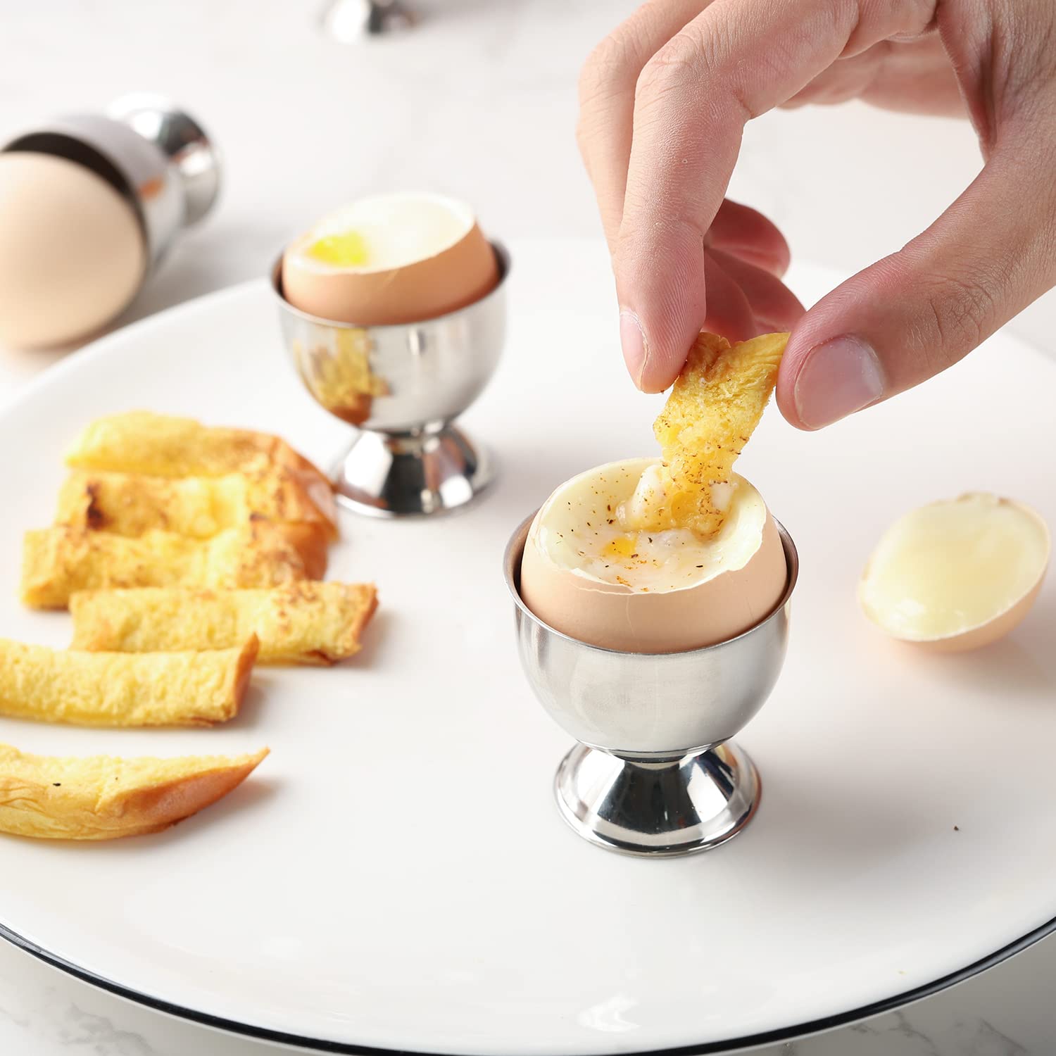 Zestaw kubków na jajka ze stal – Kitchen Gadgets For Gifts recenzja i cena